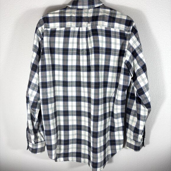 Vintage LL Bean Shirt Mens X-Large Tall Flannel Button Up Plaid Macflannel USA - Picture 7 of 7